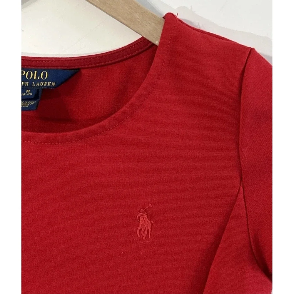 Girls Polo Ralph Lauren fit & flare shortsleeved skater style dress Sz 8-10 Med